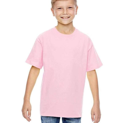 Hanes 498Y: 100% Ringspun Cotton Youth T-Shirt