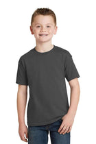 Hanes 5370: Youth EcoSmart 50/50 Cotton/Poly T-Shirt