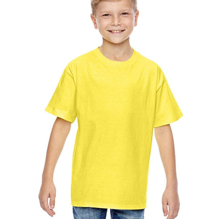Hanes 498Y: 100% Ringspun Cotton Youth T-Shirt