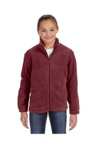 Harriton M990Y: Youth 8 oz. Full-Zip Fleece