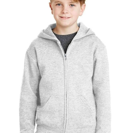 JERZEES 993B: Youth Wholesale Full-Zip Hooded Sweatshirt