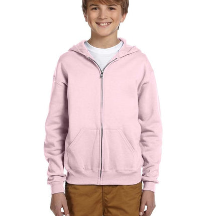 JERZEES 993B: Youth Wholesale Full-Zip Hooded Sweatshirt