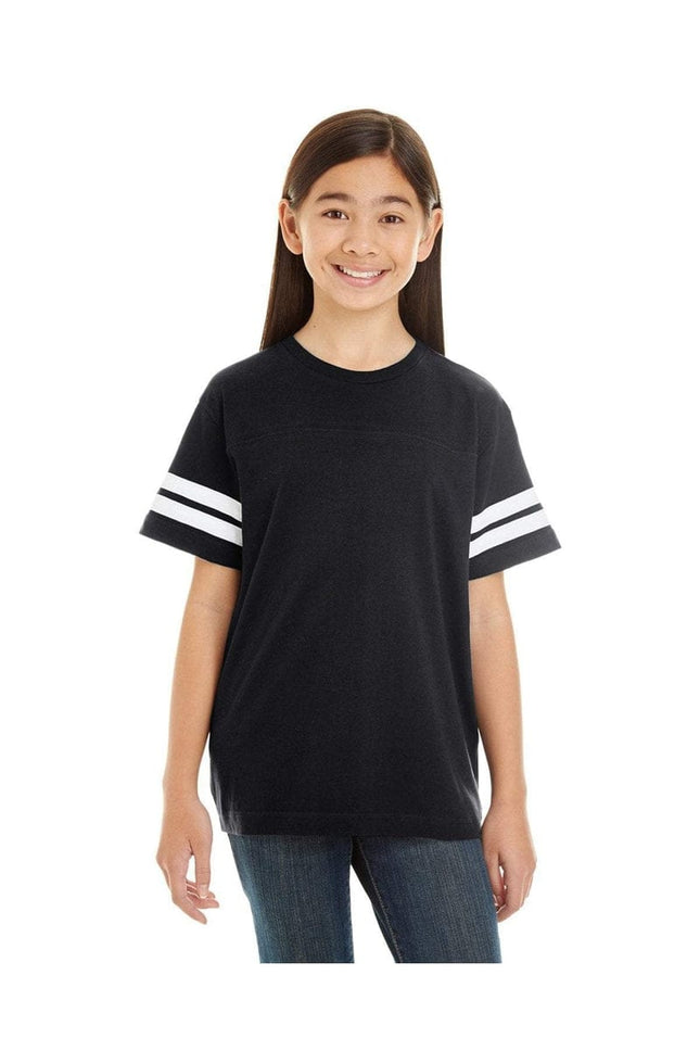 LAT 6137: Youth Football Fine Jersey T-Shirt