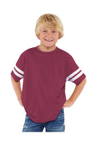LAT 6137: Youth Football Fine Jersey T-Shirt