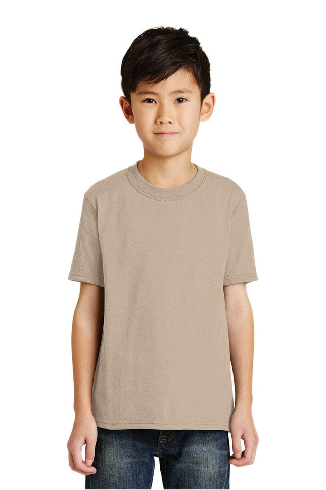 Port & Company ®  - Youth Core Blend Tee.  PC55Y, Basic Colors