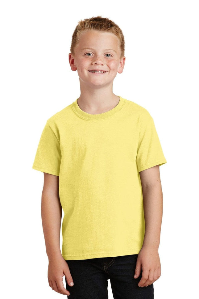 Port & Company ®  - Youth Core Cotton Tee. PC54Y, Basic Colors