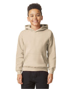 Gildan SF500B: Youth Softstyle Midweight Fleece Hooded Sweatshirt