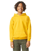Gildan SF500B: Youth Softstyle Midweight Fleece Hooded Sweatshirt