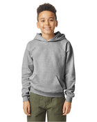 Gildan SF500B: Youth Softstyle Midweight Fleece Hooded Sweatshirt