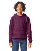 Gildan SF500B: Youth Softstyle Midweight Fleece Hooded Sweatshirt
