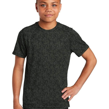 Sport-Tek YST460: Youth Digi Camo Tee