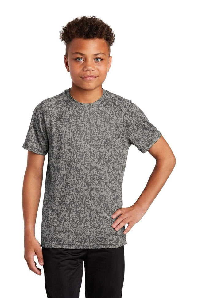Sport-Tek YST460: Youth Digi Camo Tee