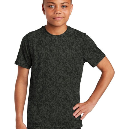 Sport-Tek YST460: Youth Digi Camo Tee