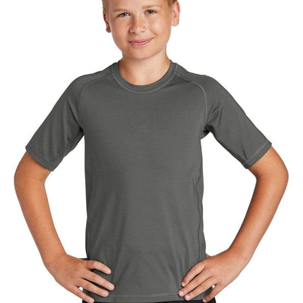 Sport-Tek YST470: Youth Rashguard Tee