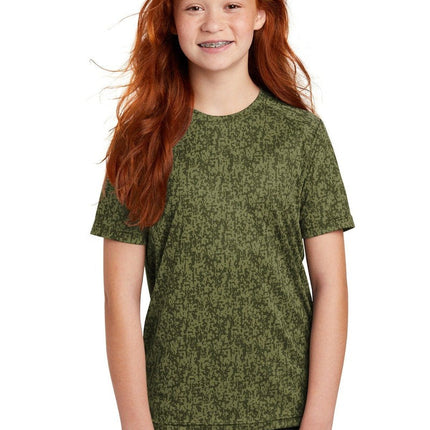 Sport-Tek YST460: Youth Digi Camo Tee