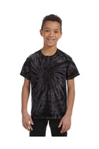 Tie-Dye CD101Y: Youth 5.4 oz. 100% Cotton Spider T-Shirt