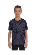 Tie-Dye CD101Y: Youth 5.4 oz. 100% Cotton Spider T-Shirt