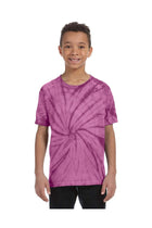 Tie-Dye CD101Y: Youth 5.4 oz. 100% Cotton Spider T-Shirt
