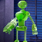NECA Teenage Mutant Ninja Turtles Glow-In-The-Dark Transmat Fugitoid (Mirage Comics) Kids in Boots