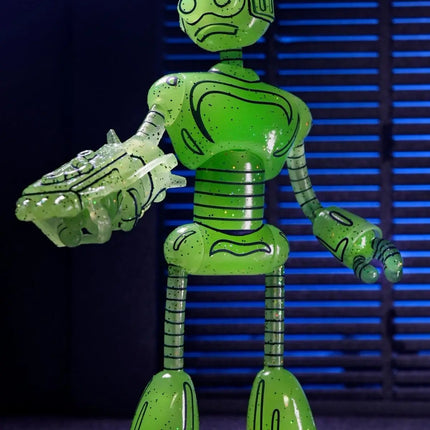 NECA Teenage Mutant Ninja Turtles Glow-In-The-Dark Transmat Fugitoid (Mirage Comics) Kids in Boots