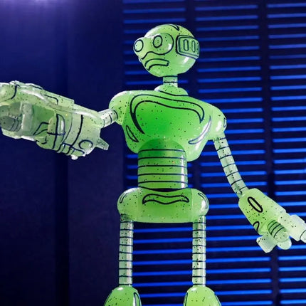 NECA Teenage Mutant Ninja Turtles Glow-In-The-Dark Transmat Fugitoid (Mirage Comics) Kids in Boots