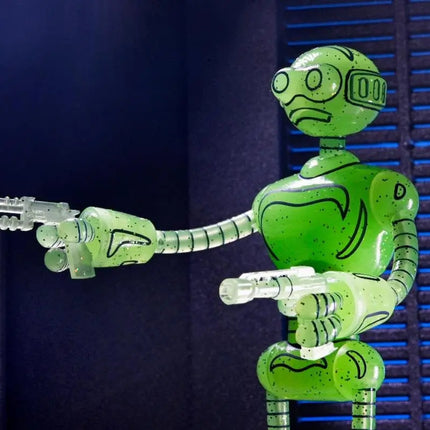 NECA Teenage Mutant Ninja Turtles Glow-In-The-Dark Transmat Fugitoid (Mirage Comics) Kids in Boots