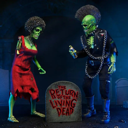 NECA Return of the Living Dead Zombie Trash and Suicide 2-Pack (Clothed 8" Scale) Kids in Boots