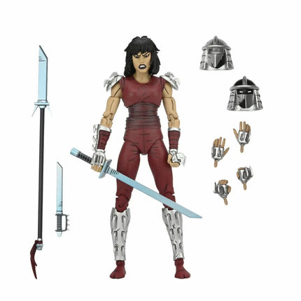 NECA Teenage Mutant Ninja Turtles City at War Karai (Mirage Comics) Kids in Boots
